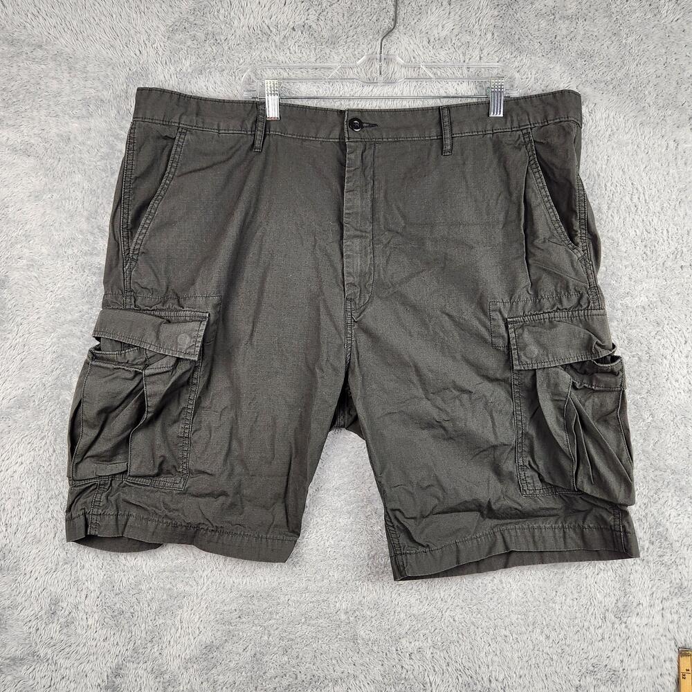 Levis Cargo Shorts Mens 44 Gray Ripstop Utility Pockets Baggy Outdoor Workwear
